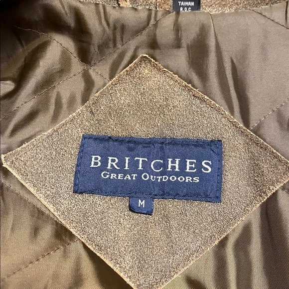 Brown Suede Jacket from Britches company, Georgetown, DC. Vintage man jacket M